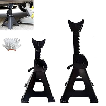 Amazon.co.jp: Hooha ジャッキスタンド3t 2個セット さ9段階調整